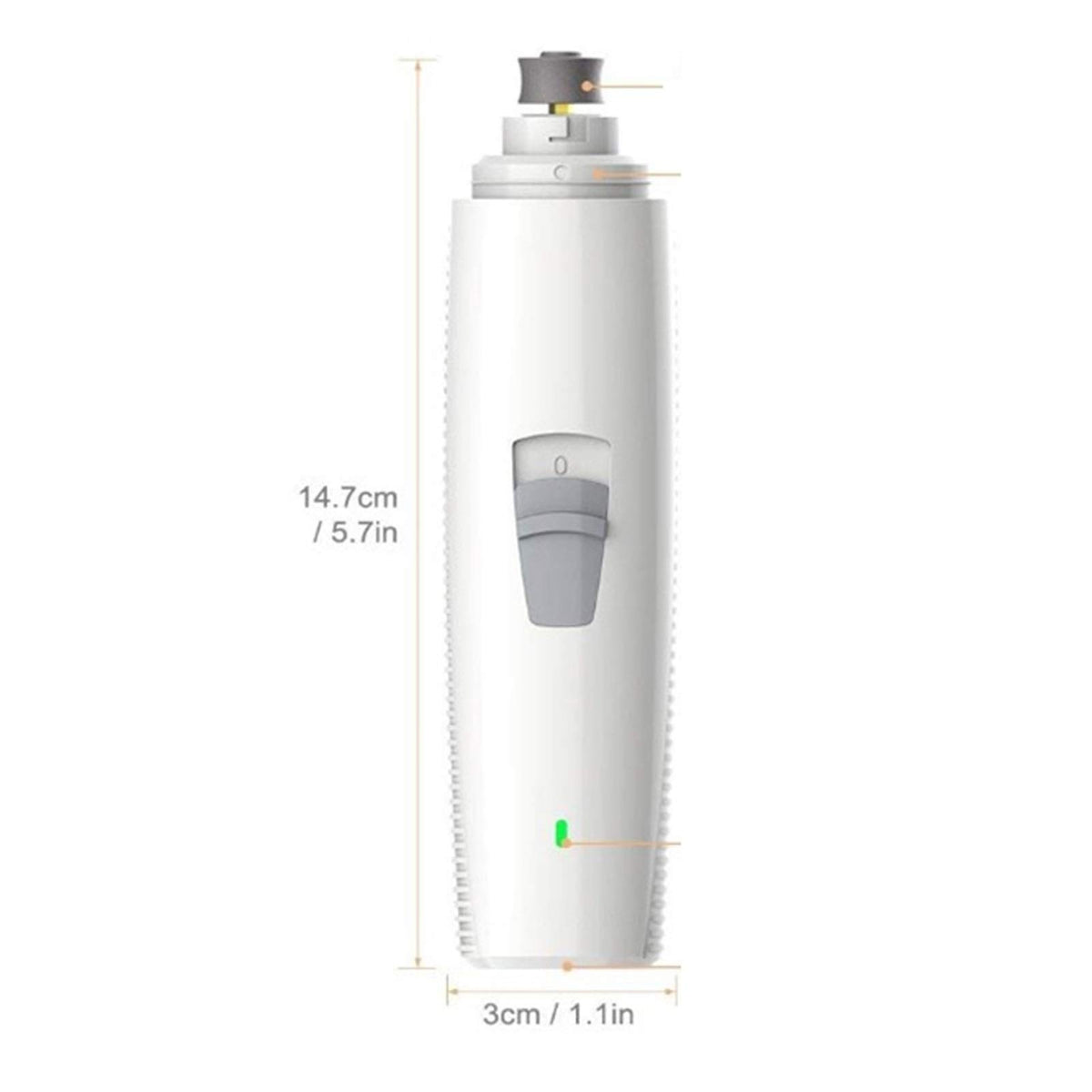 Dog Nail Grinder and Clippers Quiet 6h Working Time E9276