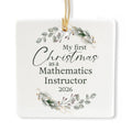 Ceramic 3-inch Square Ornament W7967