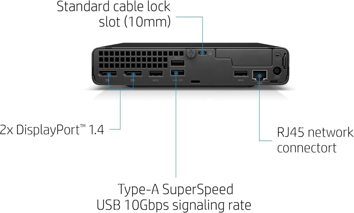Mini Desktop PC, Intel Core i5-10500T, 16GB RAM, 512GB SSD, Windows 11 Pro Z866977