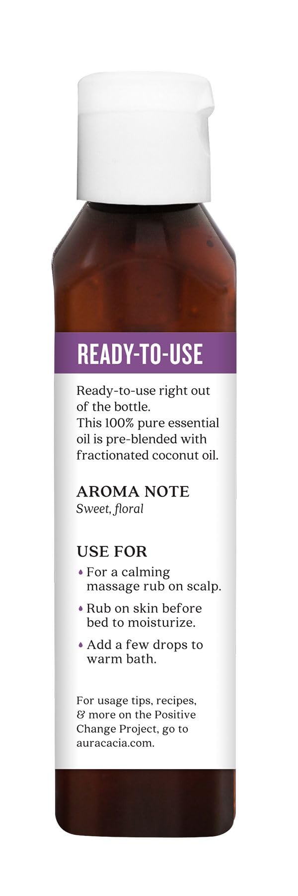Lavender Essential Oil in Fractionated Coconut Oil 4 fl. oz. J6240