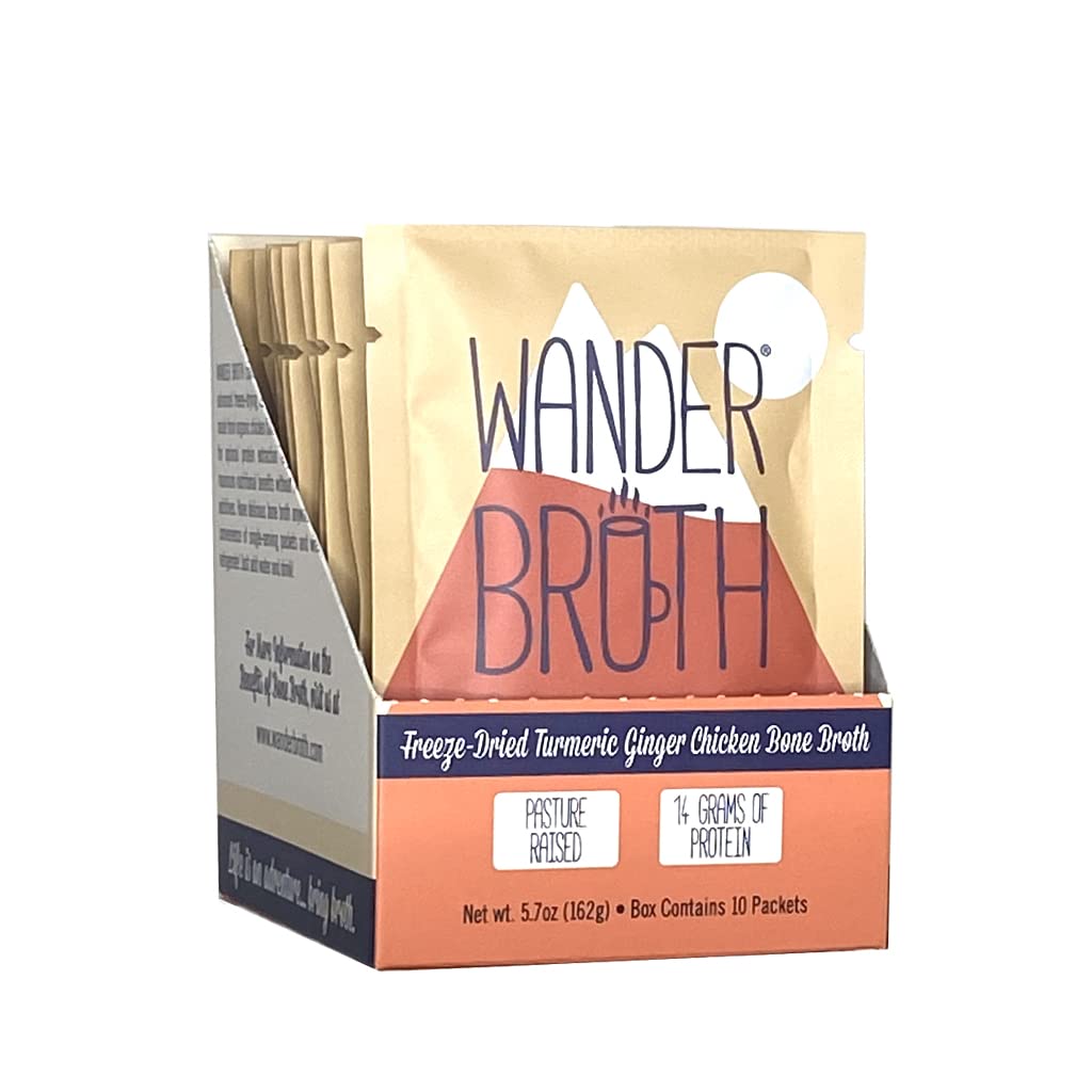 Organic Turmeric Ginger Chicken Bone Broth 10 Pack B78314