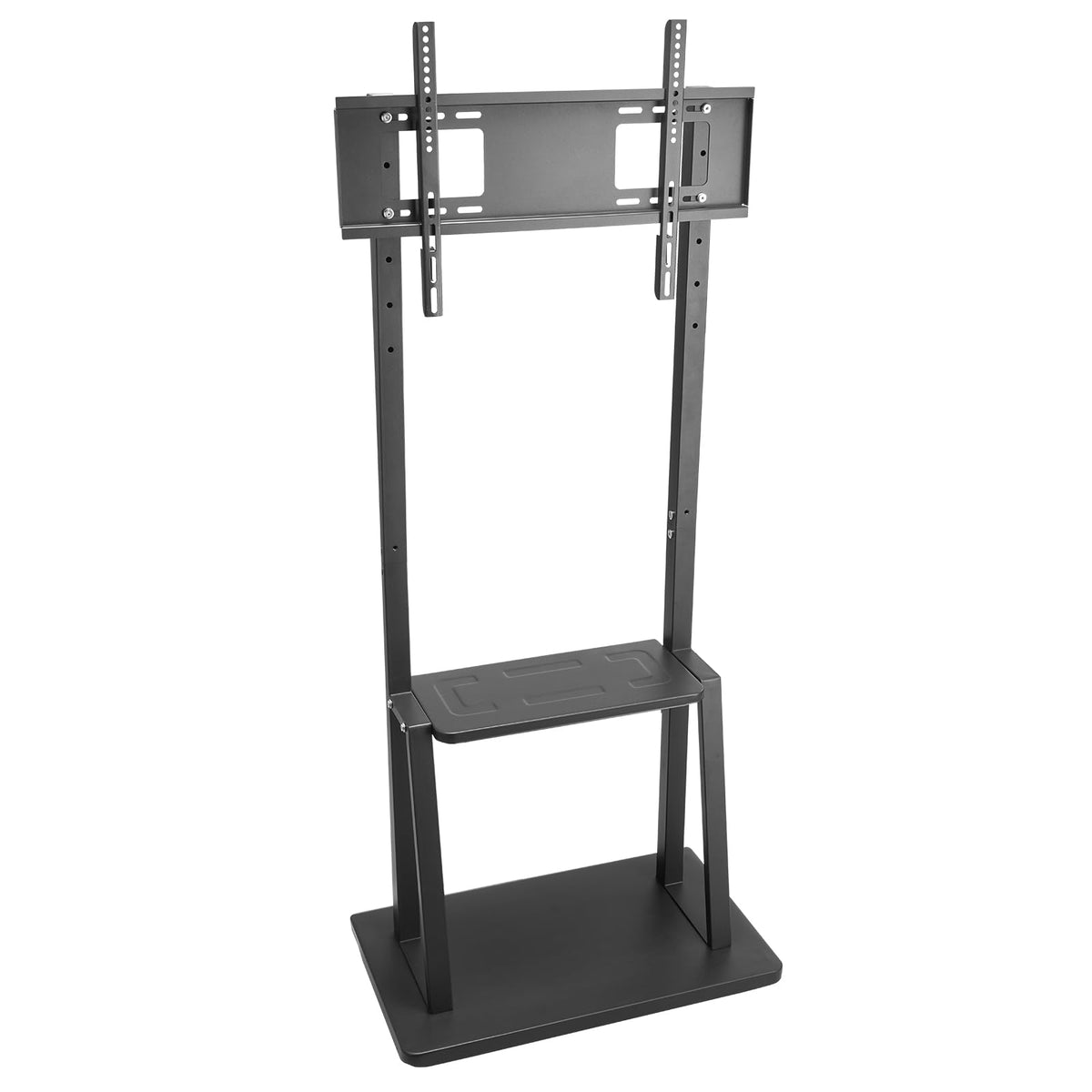 Rolling TV Stand for 32-75 Inch Screens, Height Adjustable with Tray O671
