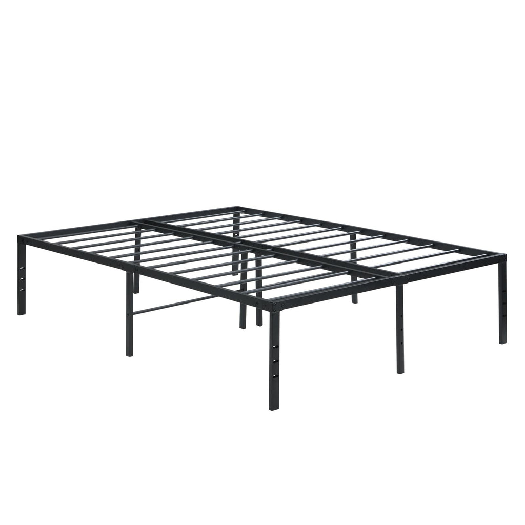 Black Queen Metal Platform Bed Frame X545043
