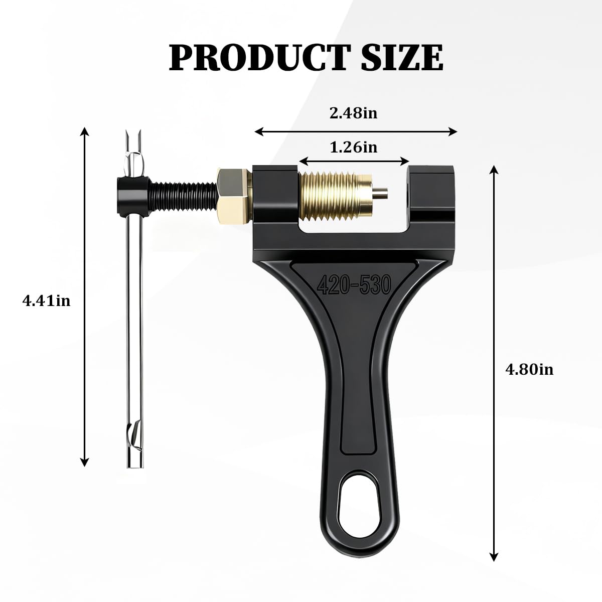 Adjustable 420-530 Motorcycle Chain Breaker Tool W5785