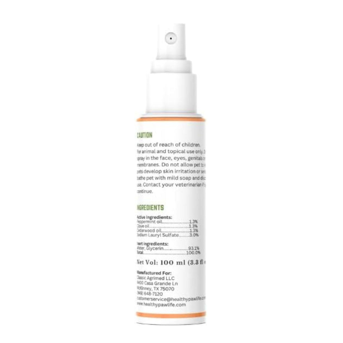 Plant-Based Flea & Tick Spray for Dogs & Cats C240