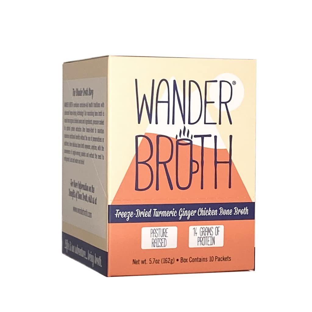 Organic Turmeric Ginger Chicken Bone Broth 10 Pack B78314