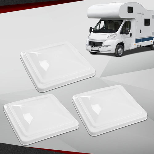 14" x 14" Replacement Roof Vent Cover 3PCS White Q3379