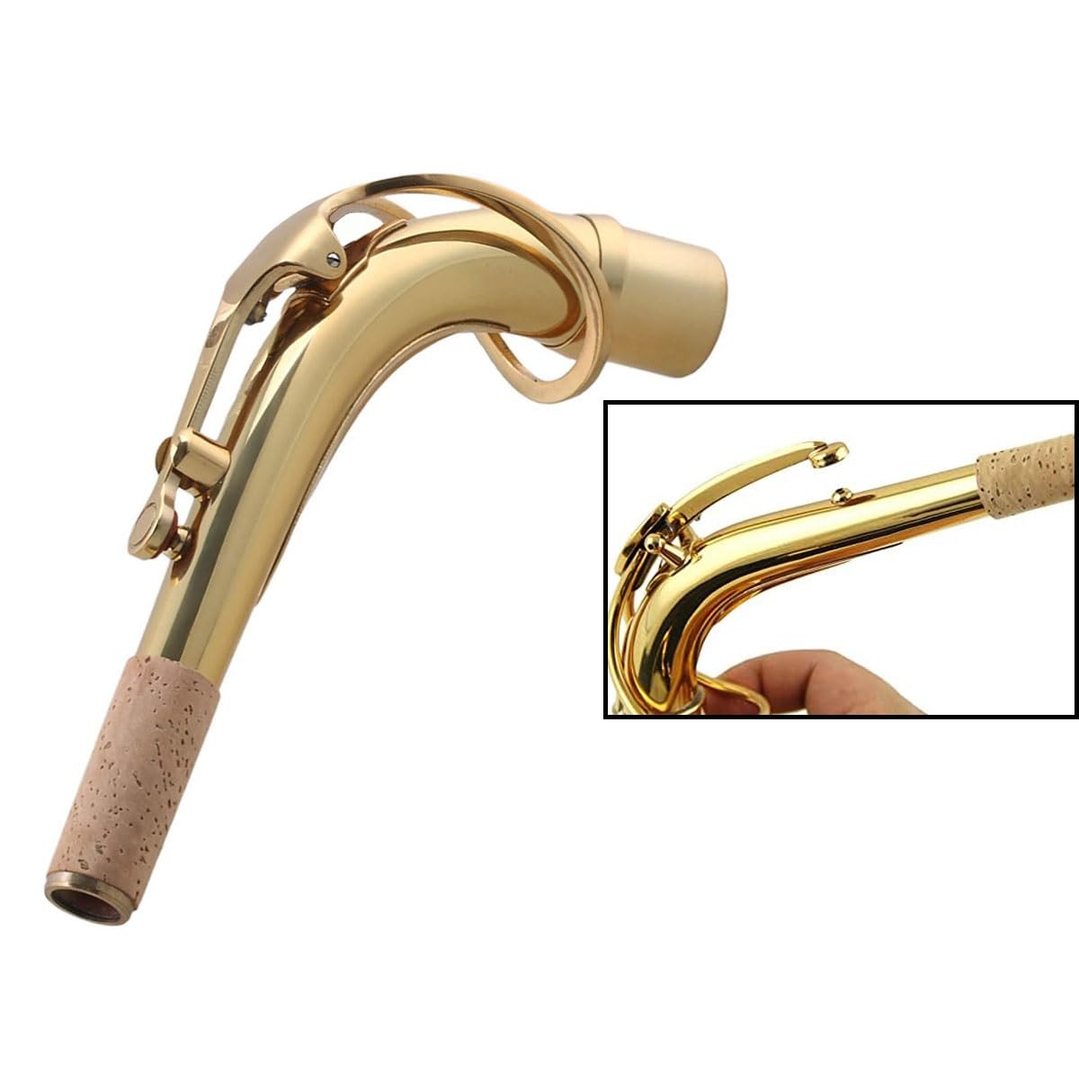 Brass Bend Neck Alto Saxophone 24.5mm B887
