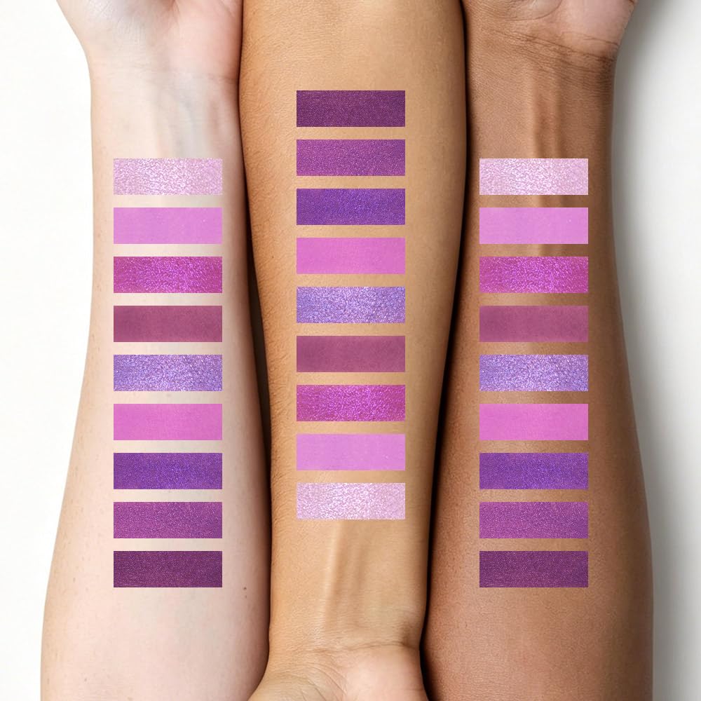 9 Colors Matte Shimmer Metallic Eyeshadow Palette Q573