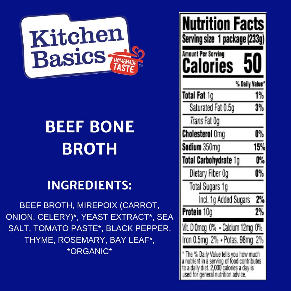 Beef Bone Broth 8.25 oz Carton Pack of 12 V304284