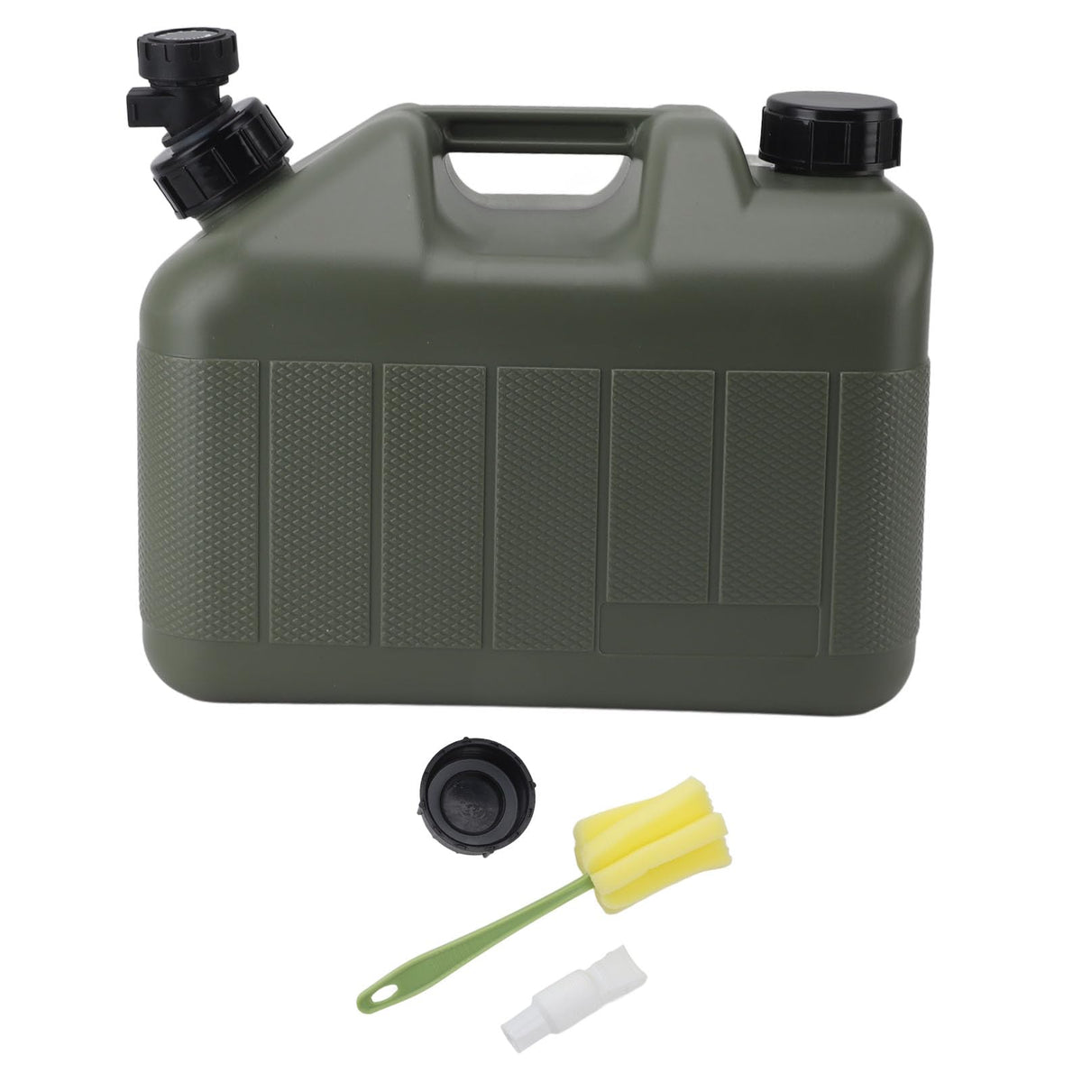 10L Green Camping Water Container with Faucet K188532