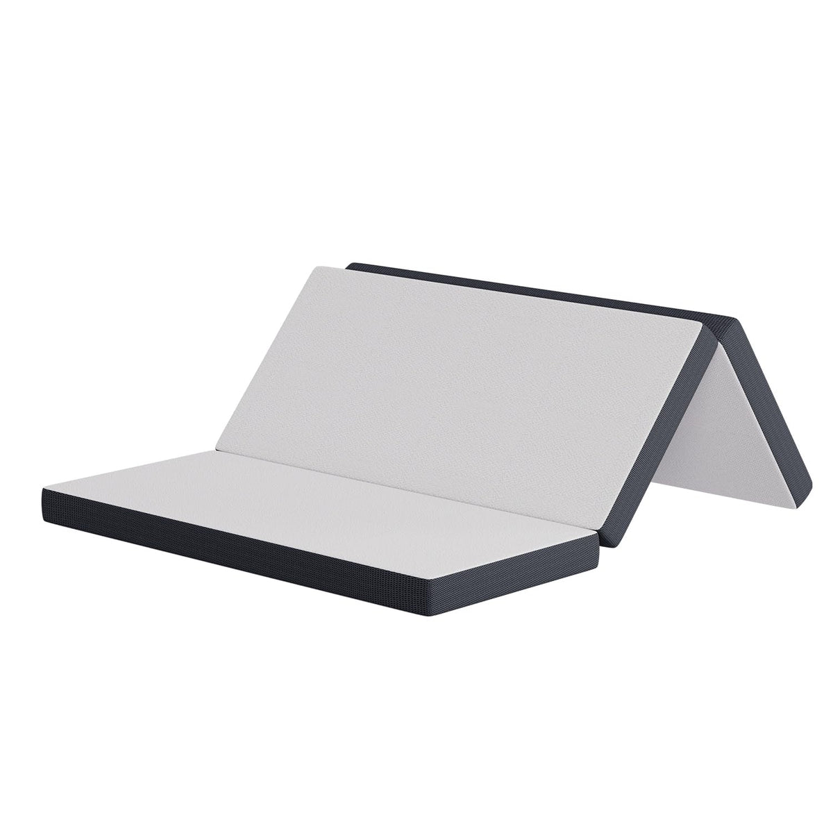 4 inch Tri Fold Memory Foam Mattress Topper with Washable Cover J587623