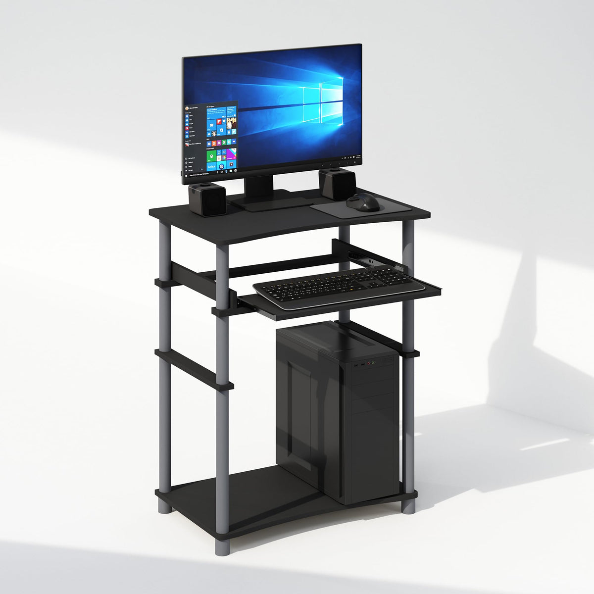 Black Desk with Keyboard Tray N178135