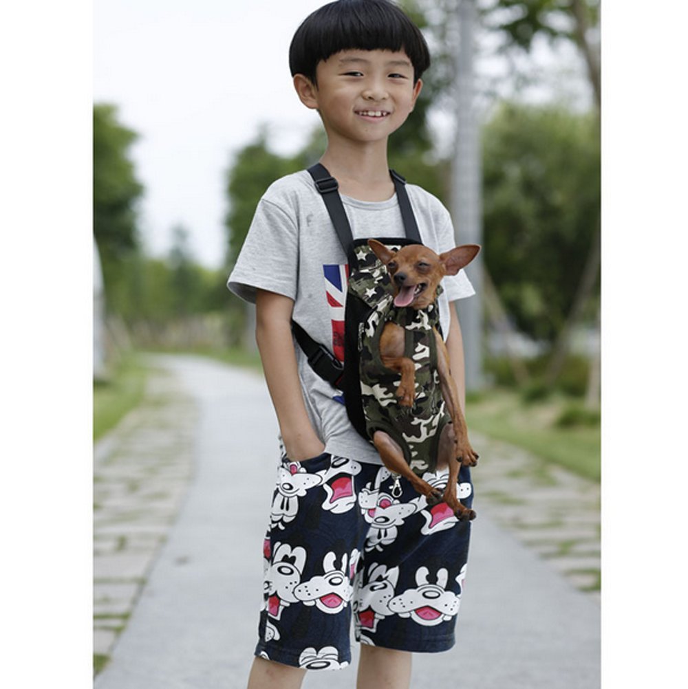 Canvas Cotton Five Holes Pet Carrier Backpack U934