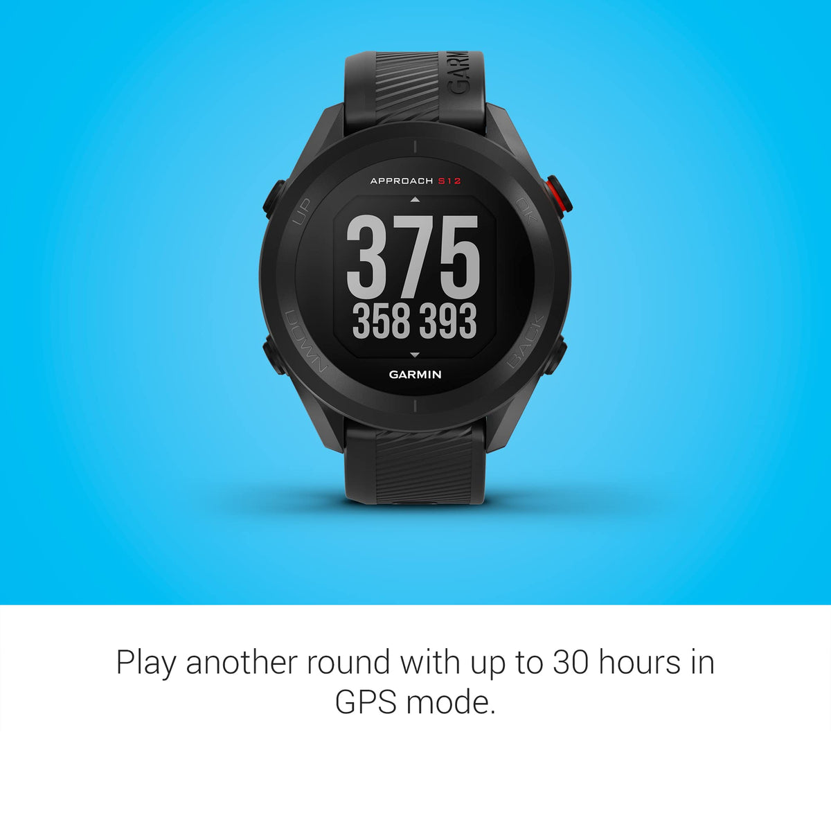 Black Golf Watch G1275