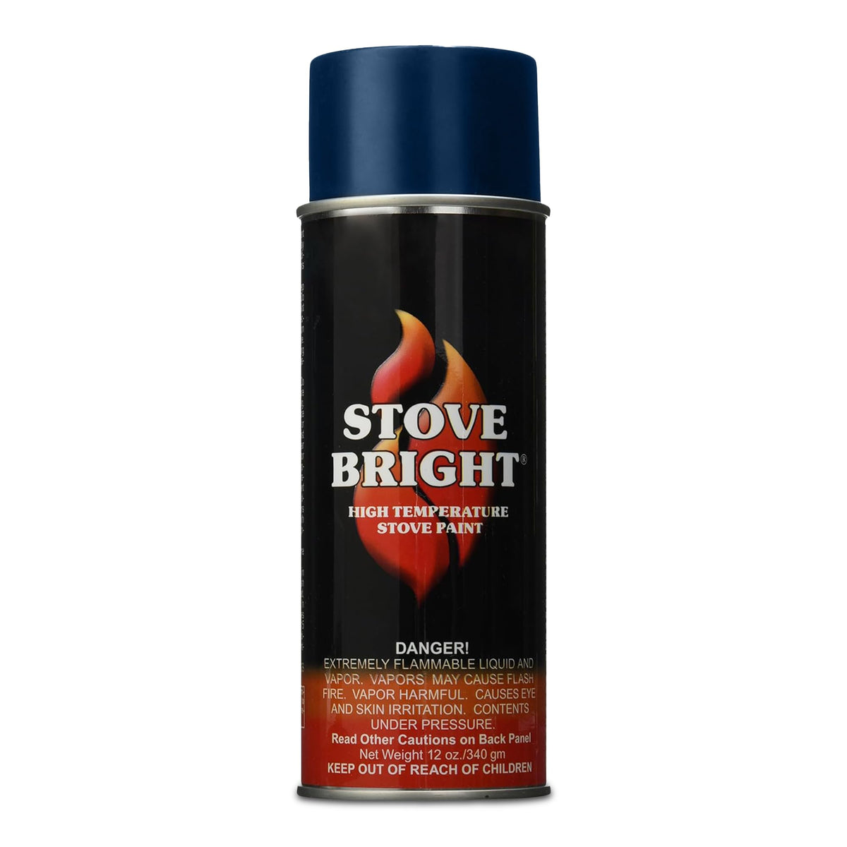High Temp Metallic Blue Satin Spray Paint 12 Oz Can A906