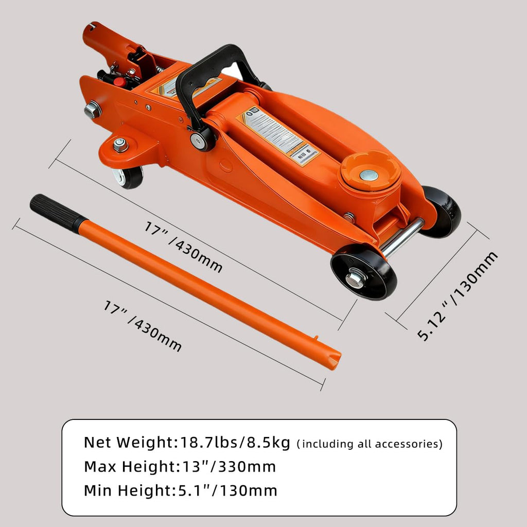 2 Ton Low Profile Hydraulic Floor Jack T2867