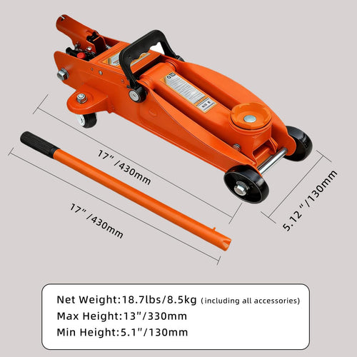 2 Ton Low Profile Hydraulic Floor Jack T2867