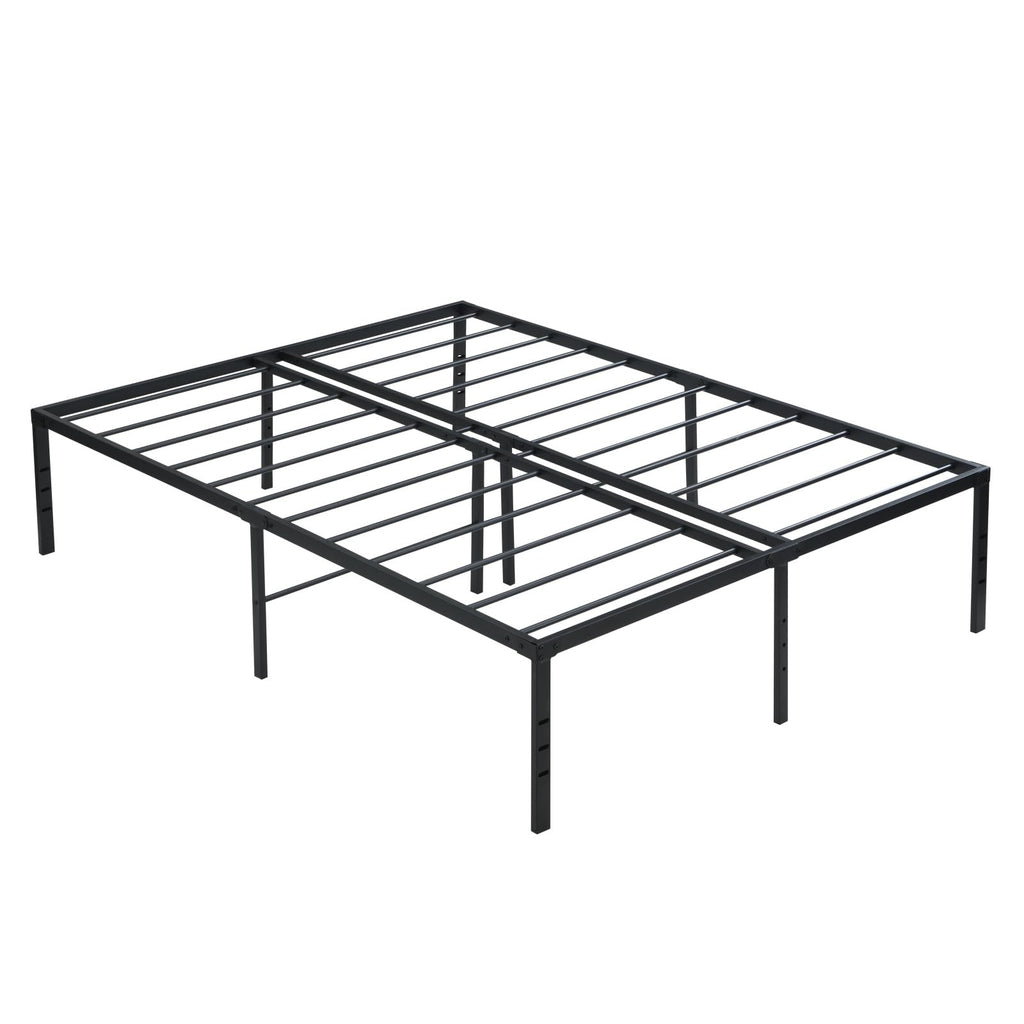 Black Queen Metal Platform Bed Frame X545043