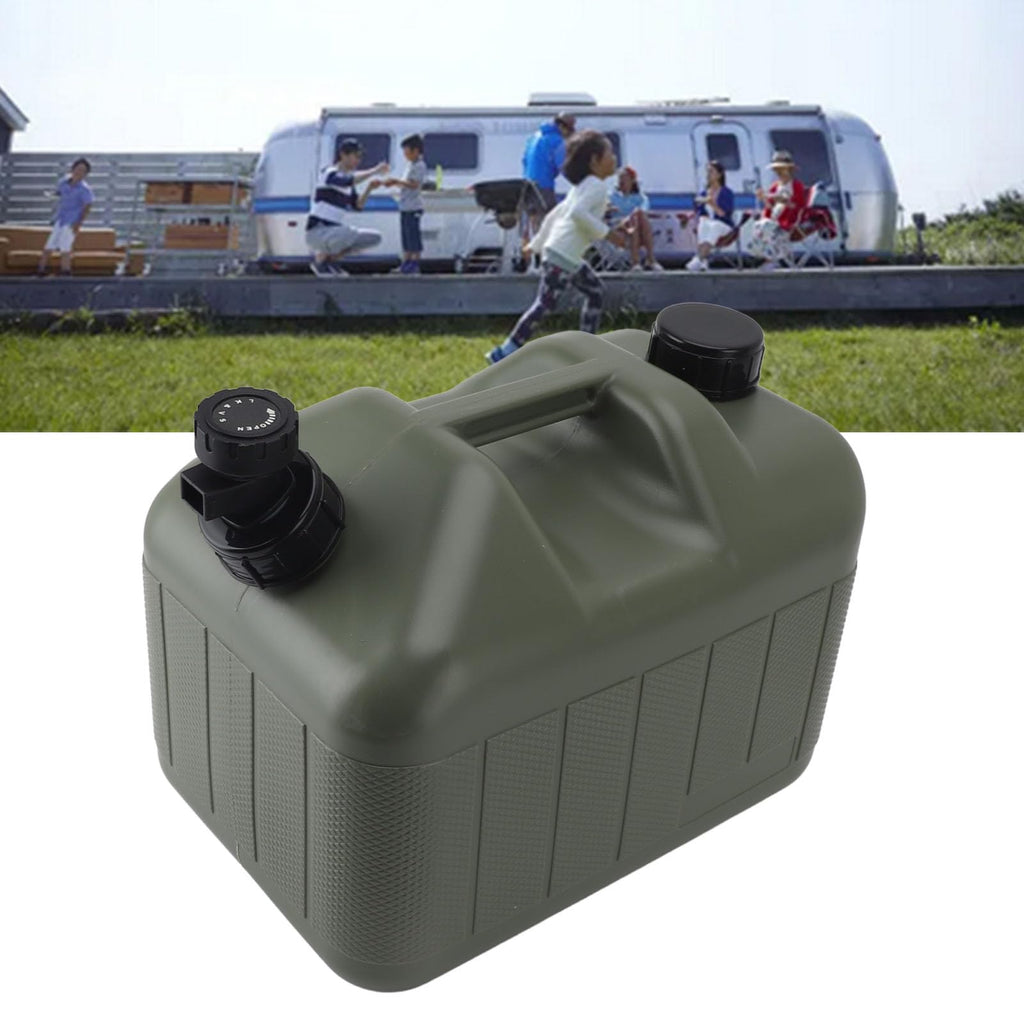 10L Green Camping Water Container with Faucet K188532