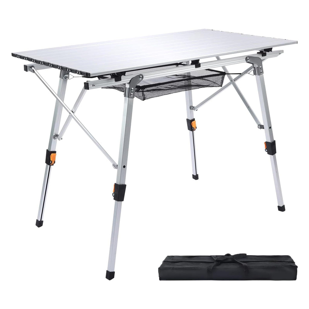 Lightweight Aluminum Folding Camping Table White F929