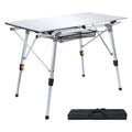 Lightweight Aluminum Folding Camping Table White F929