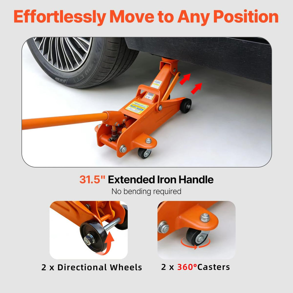 2 Ton Low Profile Hydraulic Floor Jack T2867