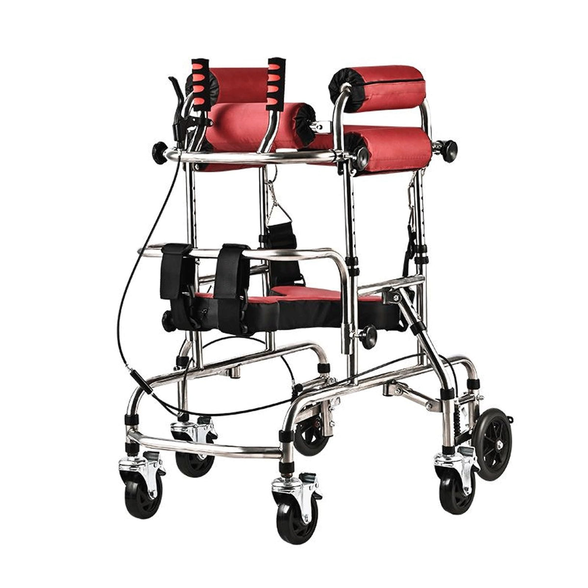 Height Adjustable Kids Upright Walker with Seat G10650