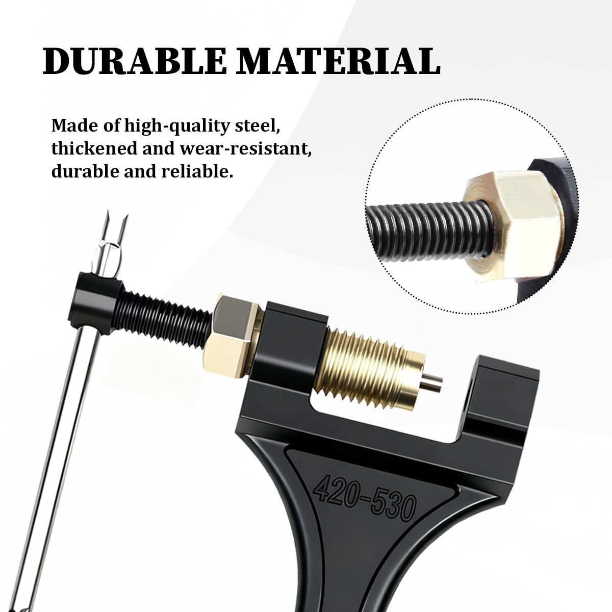 Adjustable 420-530 Motorcycle Chain Breaker Tool W5785
