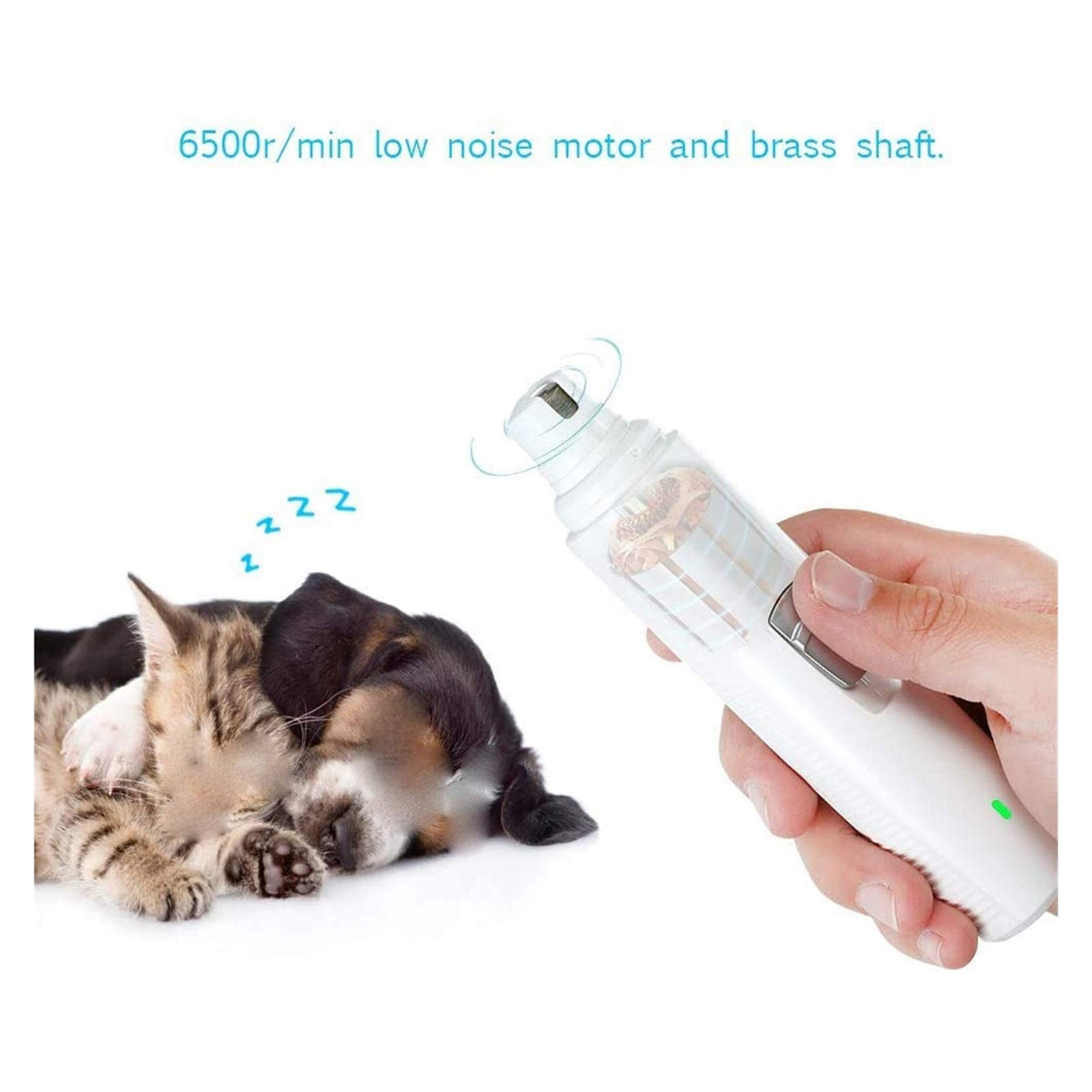 Dog Nail Grinder and Clippers Quiet 6h Working Time E9276