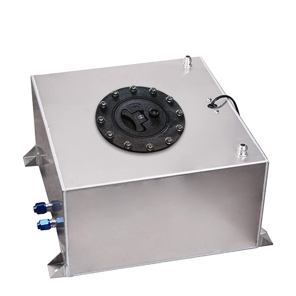 5 Gallon Aluminum Polished Fuel Cell with Cap E174
