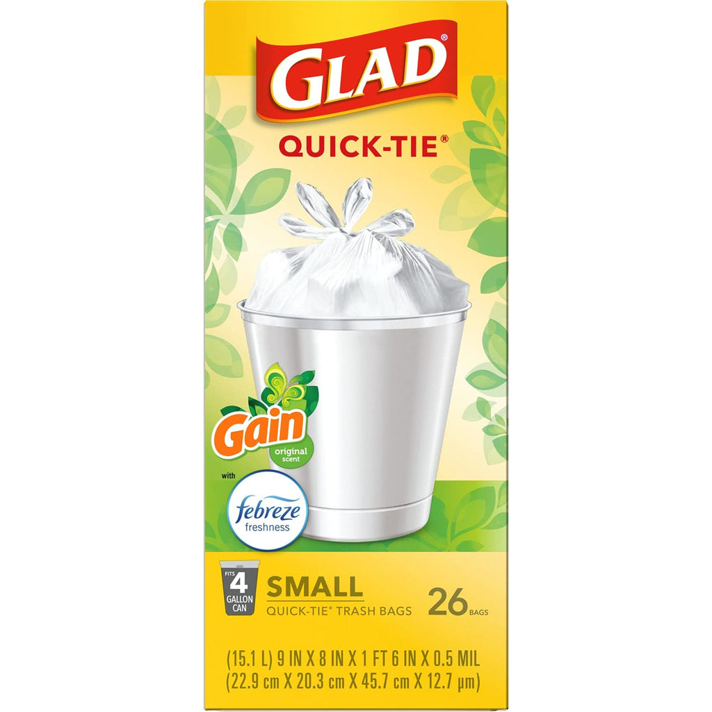 4 Gal 26 Count Trash Bags Pack of 6 T1261
