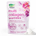 Multi Collagen Peptides Powder, 2LB Type I II III V X Unflavored U9988