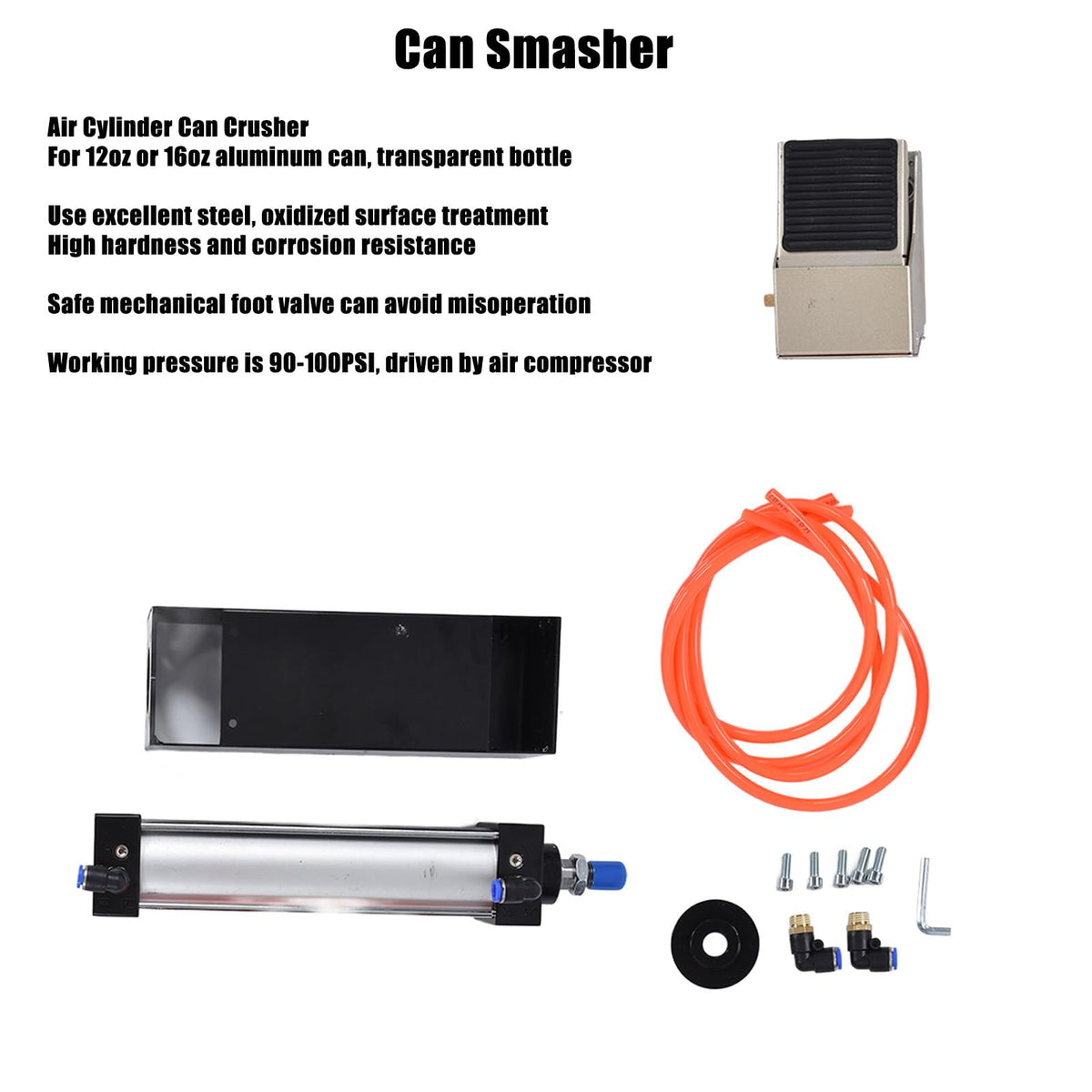 Pneumatic Heavy Duty Aluminum Can Crusher X14725