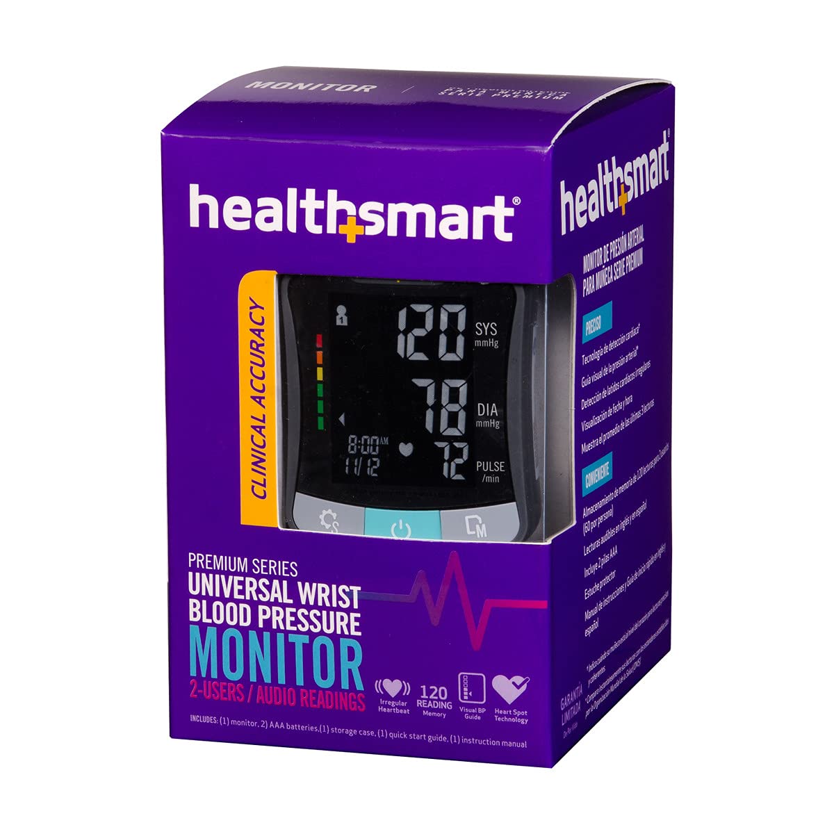 Digital Wrist Blood Pressure Monitor with Cuff O417989