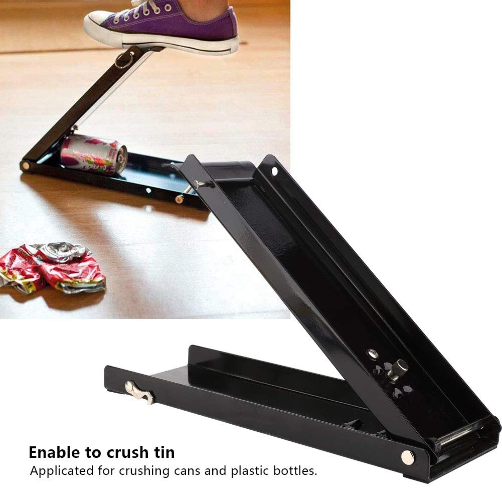 Black 16 oz Pedal Can Crusher F57171