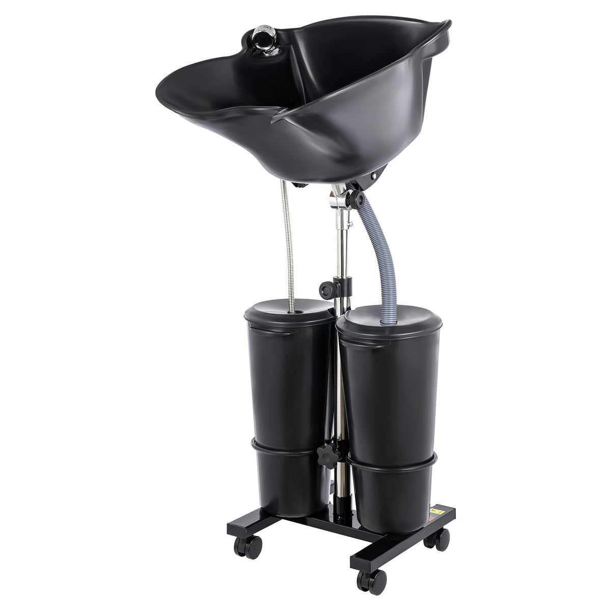 Electric Portable Height Adjustable Shampoo Bowl with Dual 10L Buckets W89830