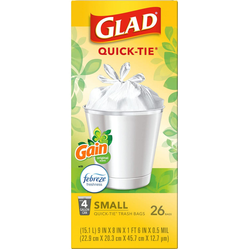 4 Gal 26 Count Trash Bags Pack of 6 T1261