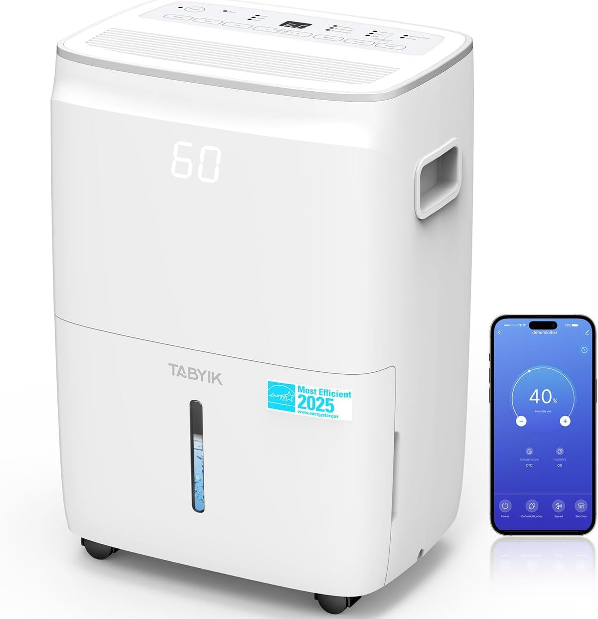 80 Pint Smart WiFi Dehumidifier C836779