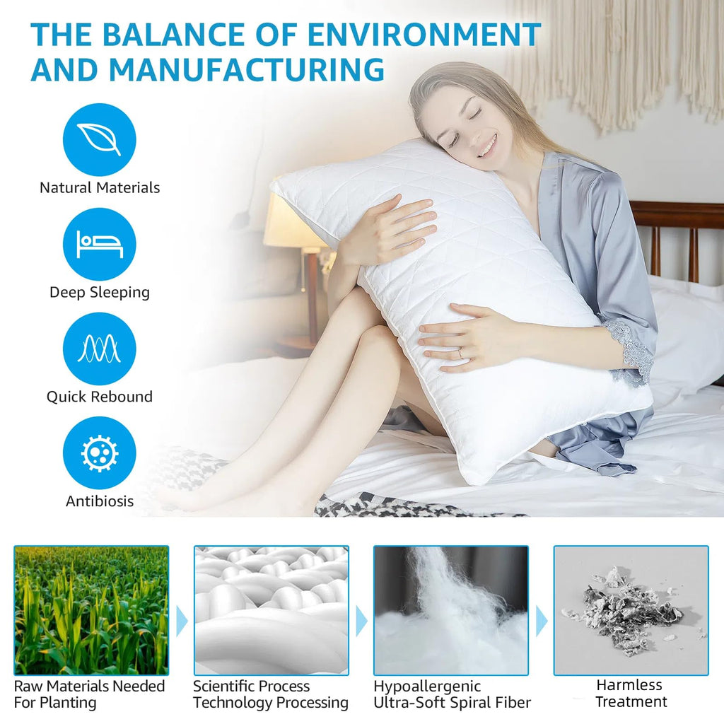 King Size Down Alternative Pillows Set of 2 Z3563