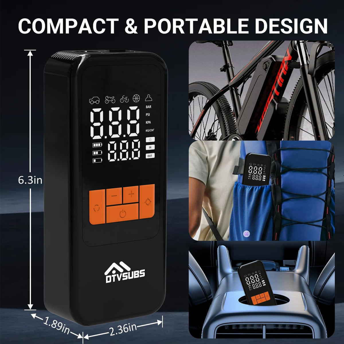 Portable Air Compressor 150PSI Q313