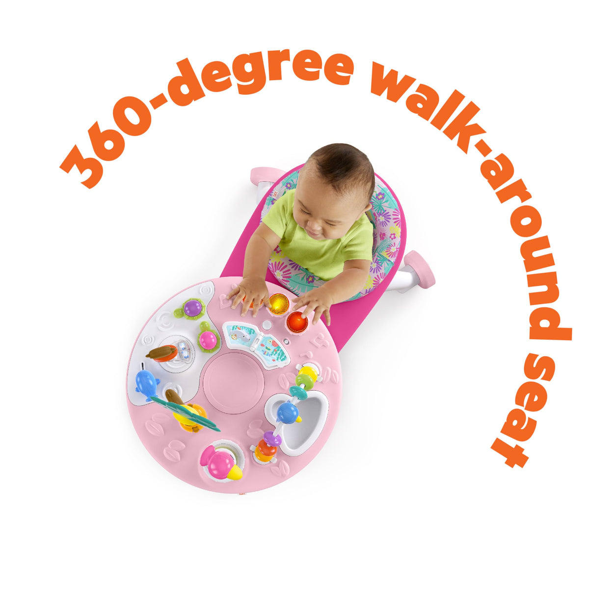 2-in-1 Baby Walker and Activity Center Table G14301