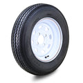 5.30-12 Trailer Tire & Wheel 6-Ply White Spoke Rim S9691