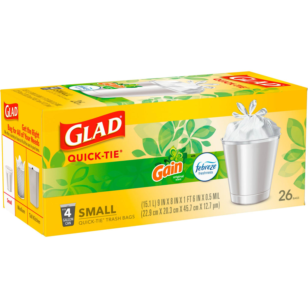 4 Gal 26 Count Trash Bags Pack of 6 T1261