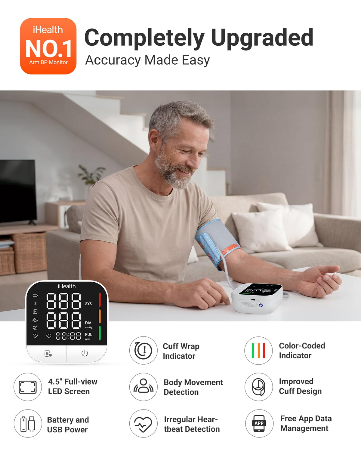Upper Arm Blood Pressure Monitor E23569