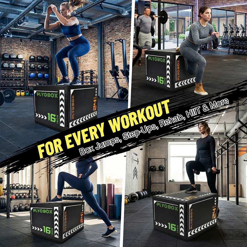 3-in-1 Plyometric Jump Box S77133