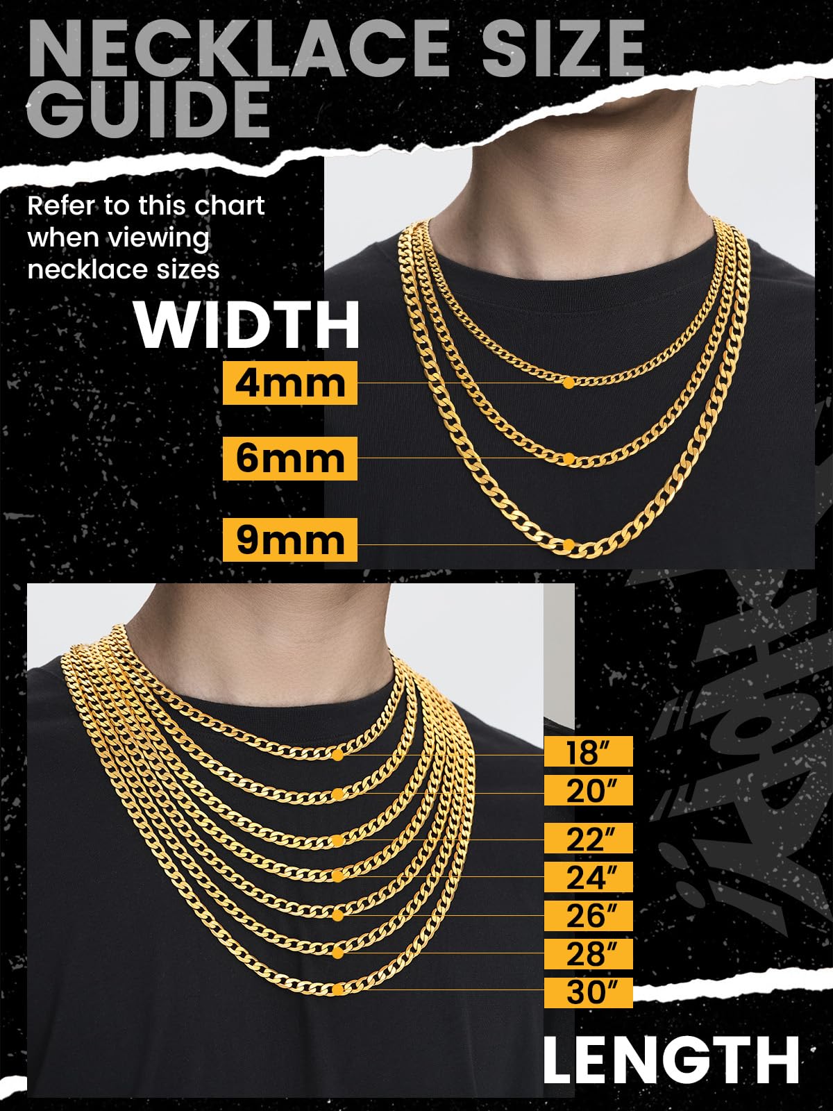 Stainless Steel Figaro Chain Necklace Y647888