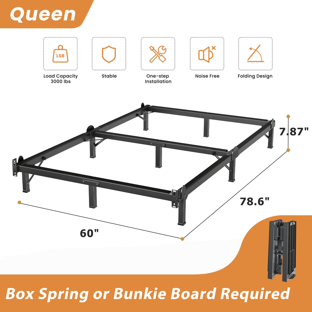 Queen 8 Inches Metal Bed Frame P5177