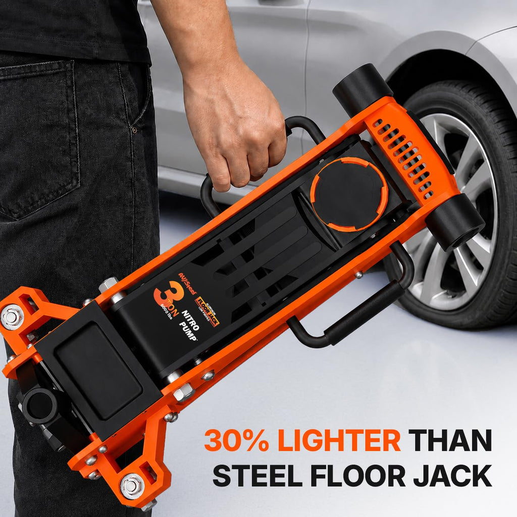 3 Ton Low Profile Aluminum Hydraulic Floor Jack O271576