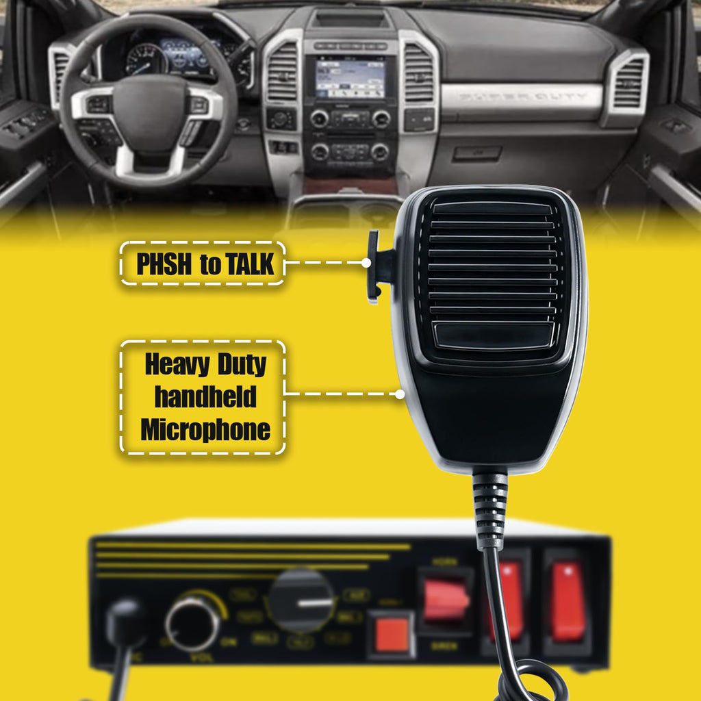 200W 12V 9 Tone Emergency Siren System X44757